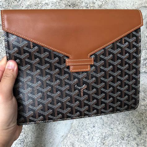 goyard large clutch price|goyard envelope clutch.